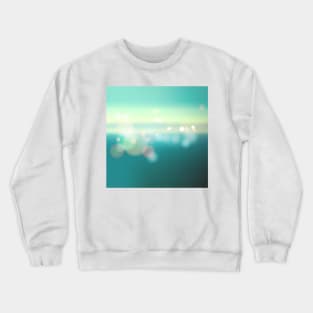 Dreamy Seascape Bokeh Crewneck Sweatshirt